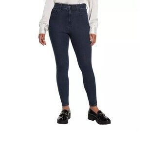 Express Women’s Skinny Jeans Size 14 Dark Wash Stretch Denim Mid Rise NWT